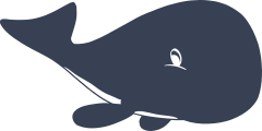 Cartoon Whale Sticker