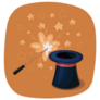 Cartoon Wizard Magic Sticker