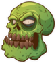 Cartoon Zombie With Huge Jaw Sticker