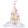 Castle In Clouds Sticker