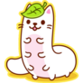 Cat-erpillar, Funny Cartoon Cat Sticker