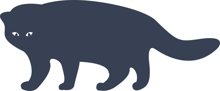 Cat Hunting Something Sticker