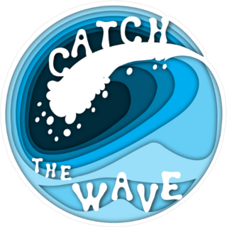 Catch the Wave Sticker