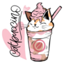 Catpuccino Cute Sticker