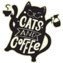 Cats & Coffee Sticker 