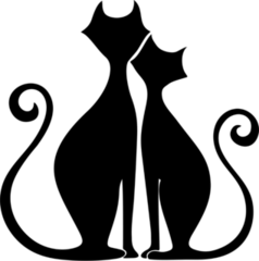 Cats In Love Sticker