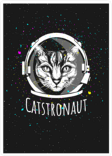 Catstronaut Sticker