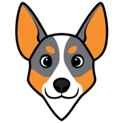 Cattle Dog Emoji Sticker
