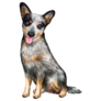Cattle Spotted Dog Sticker