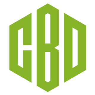 Cbd Lettering Logo Icon Sticker
