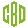 Cbd Lettering Logo Icon Sticker