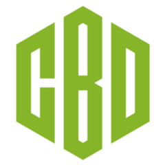 Cbd Lettering Logo Icon Sticker