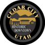 Cedar City Historic Downtown Utah Sticker