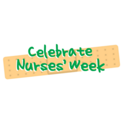 Celebrate Nurses Week Band Aid Sticker