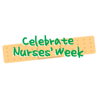 Celebrate Nurses Week Band Aid Sticker