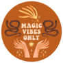 Celestial  Boho Magic Vibes Only Sticker