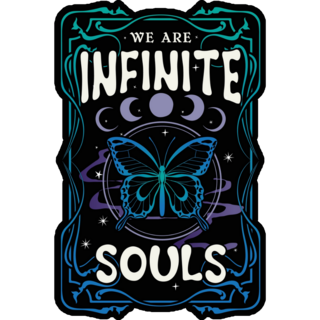Celestial Butterfly Infinite Souls Sticker