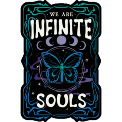 Celestial Butterfly Infinite Souls Sticker