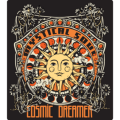 Celestial Cosmic Dreamer Sun Sticker