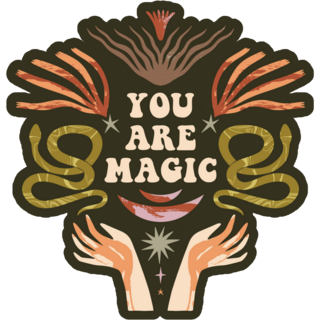 Celestial you Are Magic Sticker 