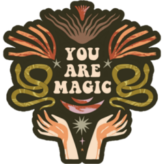 Celestial you Are Magic Sticker 
