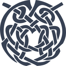 Celtic Knot Circle Sticker