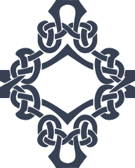 Celtic Knot Diamond Sticker