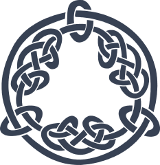 Celtic Knot On Circle Sticker