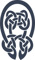 Celtic Knot Oval Sticker