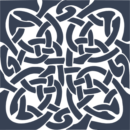 Celtic Knot Square Sticker
