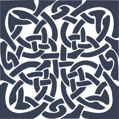 Celtic Knot Square Sticker