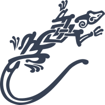 Celtic Knot Tribal Lizard Gecko Sticker