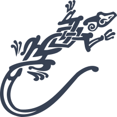 Celtic Knot Tribal Lizard Gecko Sticker