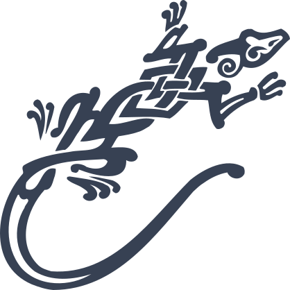 Celtic Knot Tribal Lizard Gecko Sticker