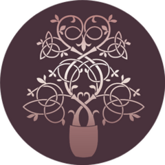 Celtic Tree Of Life Circle Design Sticker