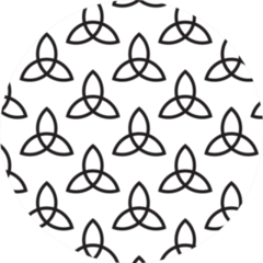 Celtic Trinity Knot Pattern Sticker