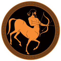 Centaur Archer Hunting Sticker