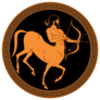 Centaur Archer Hunting Sticker