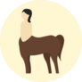 Centaur Icon Sticker