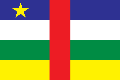 Central African Republic Flag Sticker