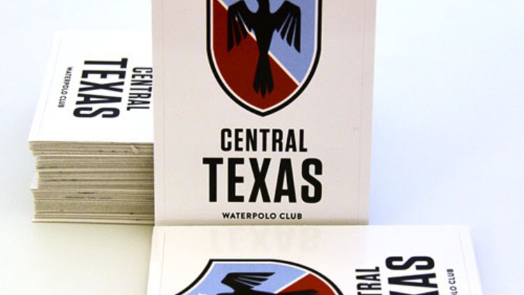 Central Texas Waterpolo Club Custom Rectangle Stickers