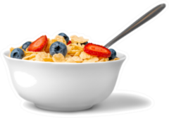 Cereal With Fruit Sticker