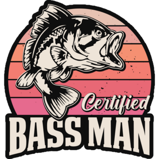 Certified Bass Man Sticker