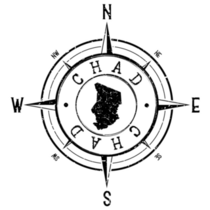 Chad Compass Sticker