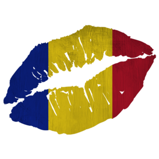 Chad Country Lips Sticker