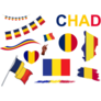 Chad Country Sticker Sheet