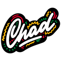 Chad  Creative Text Sticker