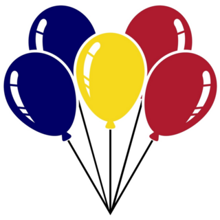 Chad Flag Balloon Sticker