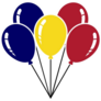 Chad Flag Balloon Sticker