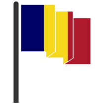Chad Flag Icon Sticker